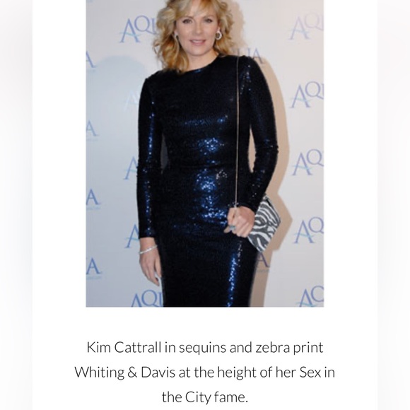 Whiting And Davis Mesh Chainmail Clutch Crossbody Taupe Tan - Picture 10 of 14